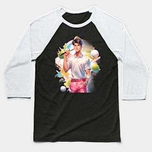 Anime Kpop Golfer Baseball T-Shirt